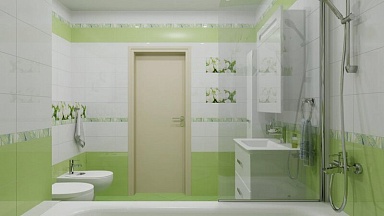 Плитка Axima Азалия Салатная 327х327х8