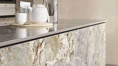 Керамогранит Ava Ceramica 163011 Breccia Argentum Lap 6mm 120х280