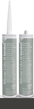 Смеси и затирки Kerakoll Silicone Color Fugabella Color герметик 11 310мл