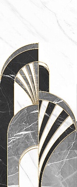 Gracia Ceramica Noir white декор 25х60