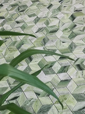 Мозаика Caramelle Mosaic Nuvola rosato Pol 23x73x7 29.8x29.8
