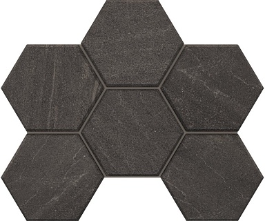 Estima Мозаика GB03 Gabbro Hexagon неполированная 25x28.5