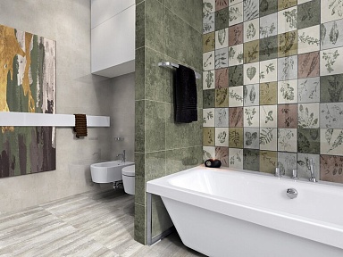 Плитка Global Tile GT233VG Delia Зеленый 30x60