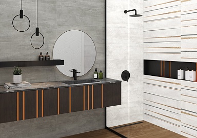 Плитка Alma Ceramica TWU3090DKR07R Dakar матовая 300x900x8.5