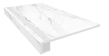 Ametis by Estima Комплект Ступень SM01 Supreme 33x120 неполированная с бортиком + Подступенок 14.5x120