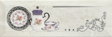 Декор Monopole Petra Pranzo Silver B 10x30