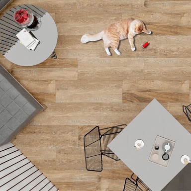 Керамогранит SotGres Natural Wood Brown Carving Slim 40x120