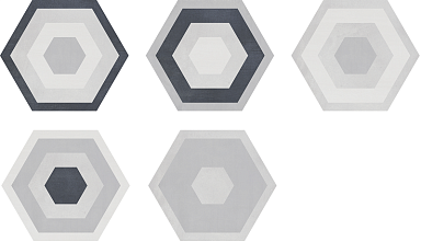 Декор Geotiles Starkdec Gris mix 25x29