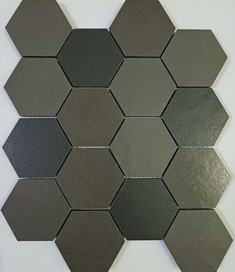 Декор Casalgrande Padana Mosaico Resina Black + Havana + Tobacco чип 72х82