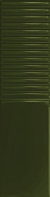 Плитка Tubadzin Groove Olive 2 Gloss STR 29.8x7.8x1