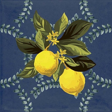 Декор Sant Agostino Giardino Blu Mix Luc 20x20