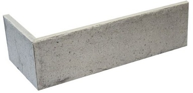 Клинкерная плитка Interbau INT574 Hellgrau угловой элемент 240/115х71х10