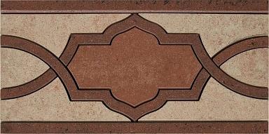 Бордюр Casalgrande Padana Marte Levigato Palissandro Fascia Rinascimento B 20x40