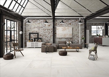 Керамогранит STN Ceramica P.E.Acier white MT Rect. 100x100