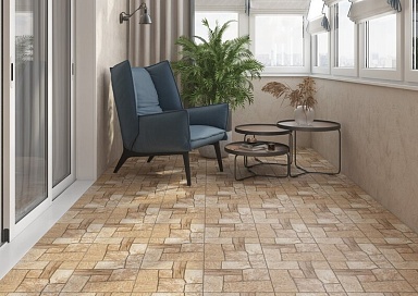 Керамогранит Cersanit 16433 Exterio бежевая R12 29,8х29,8