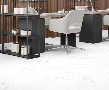 Керамогранит Laparet Carrara Blanco PRO белый матовый R11Soft 60х60