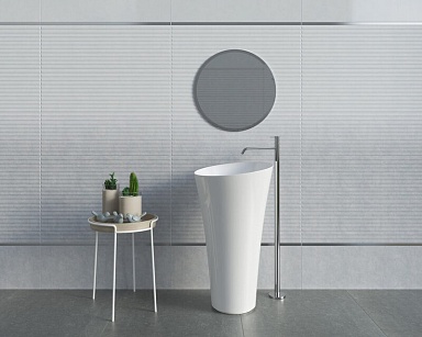 Плитка Paradyz Norway Sky Grys Struktura Mat. 29.8х89.8