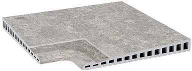 Керамогранит Kerastep Рукохват угол Stone 558 Pearl R11/C 310х310х17-30