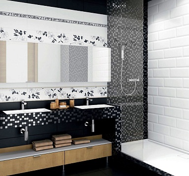Бордюр Kerama Marazzi POD014 Карандаш Бисер антрацит 20*0.6