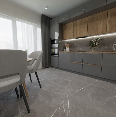 Керамогранит Global Tile GT60603001MCR Encanto Серый 60x60