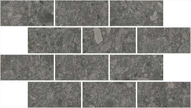 Kerama Marazzi DD606220/MM Декор Чеппо ди Гре мозаичный антрацит матовый обрезной 34,6x20x0,9