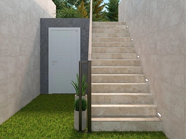 Ступень New Tiles Multistep Stone Ain Blanco 33x120