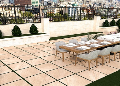 Керамогранит Persepolis Tile 6FML1861 Montreal Dark Beige Matt 20mm 60x60