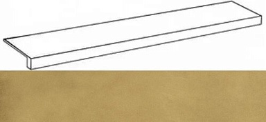 Ступень Italon 620070002346 Continuum Brass Gold Scalino Frontale 33x160