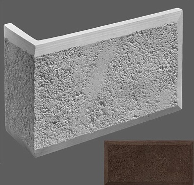 Искусственный камень Leonardo Stone Угловой элемент Рим 910 39/12x25x3