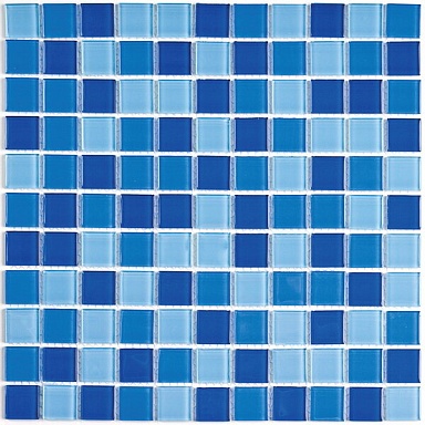 Мозаика Bonaparte Blue wave-2 (стекло) 25*25 300*300