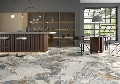 Керамогранит Geotiles MARGOT Compacglass Blue 120x120