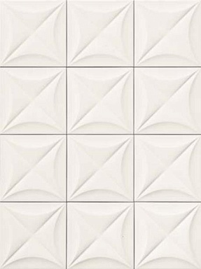 Керамогранит Marca Corona E063 4D Flower White 20x20