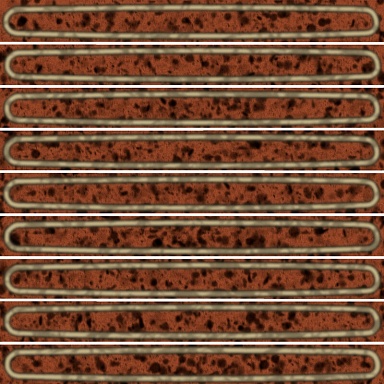Kerama Marazzi KMD2SOB007BN Декор чипсет Далия оранжевый глянцевый 20x20x0,95